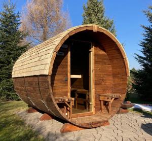 Sauna s terasou 0,5m