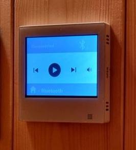 saunové rádio s wifi a usb - reproduktory v sauně