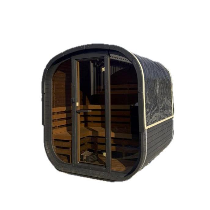 Sauna TINY square - skandinávský smrk